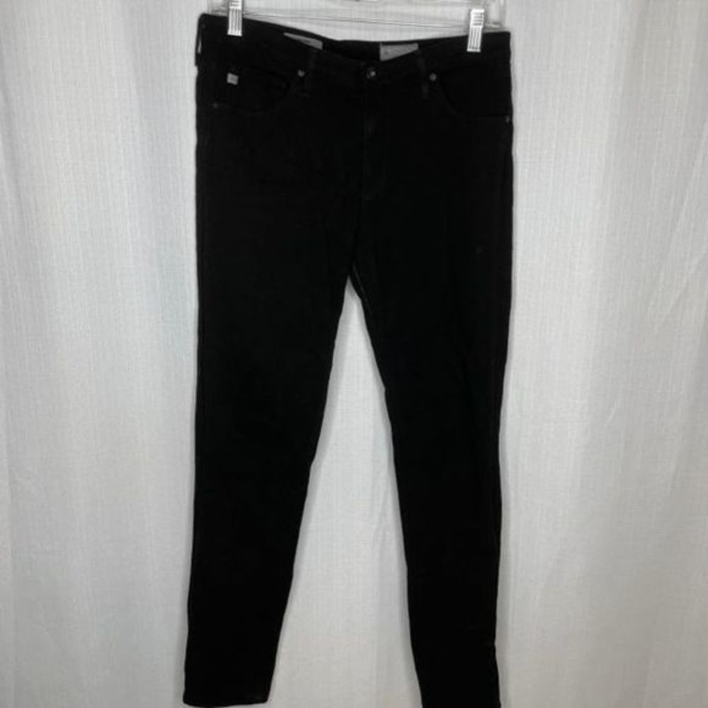 AG Adriano Goldschmeid Black‎ The Prima Mid Rise Cigarette Jeans